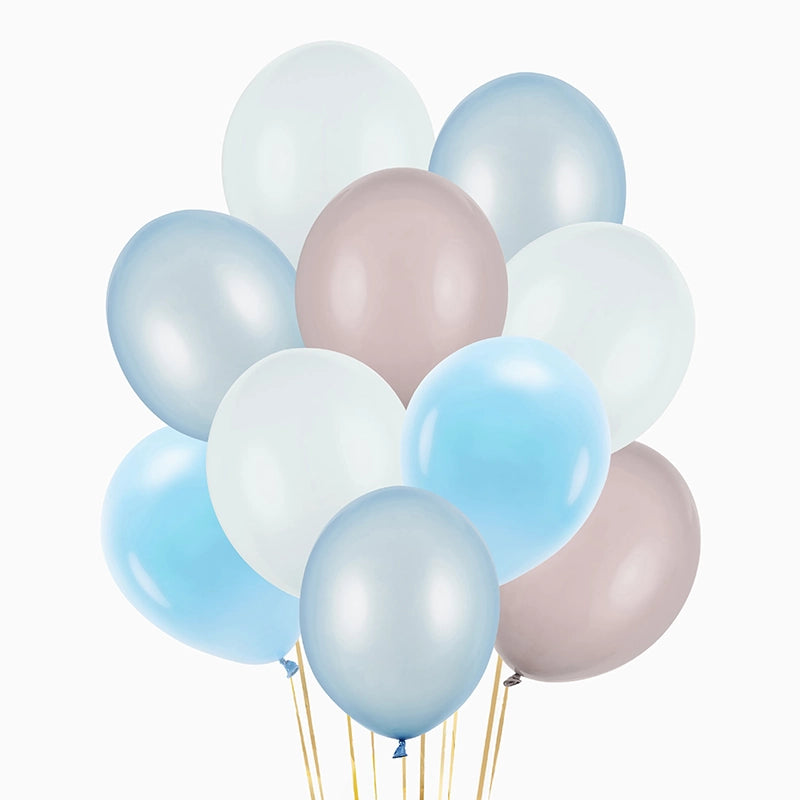 Set Blue Latex Balloons