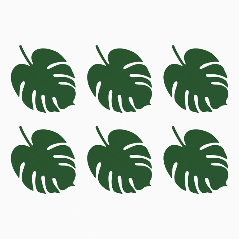 Decorative tropical leaves