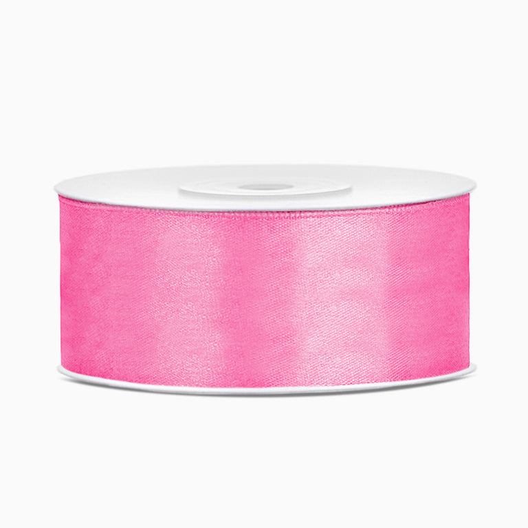 Pink 2.5 cm satin tape