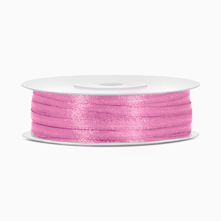 0.3 cm pink satin tape