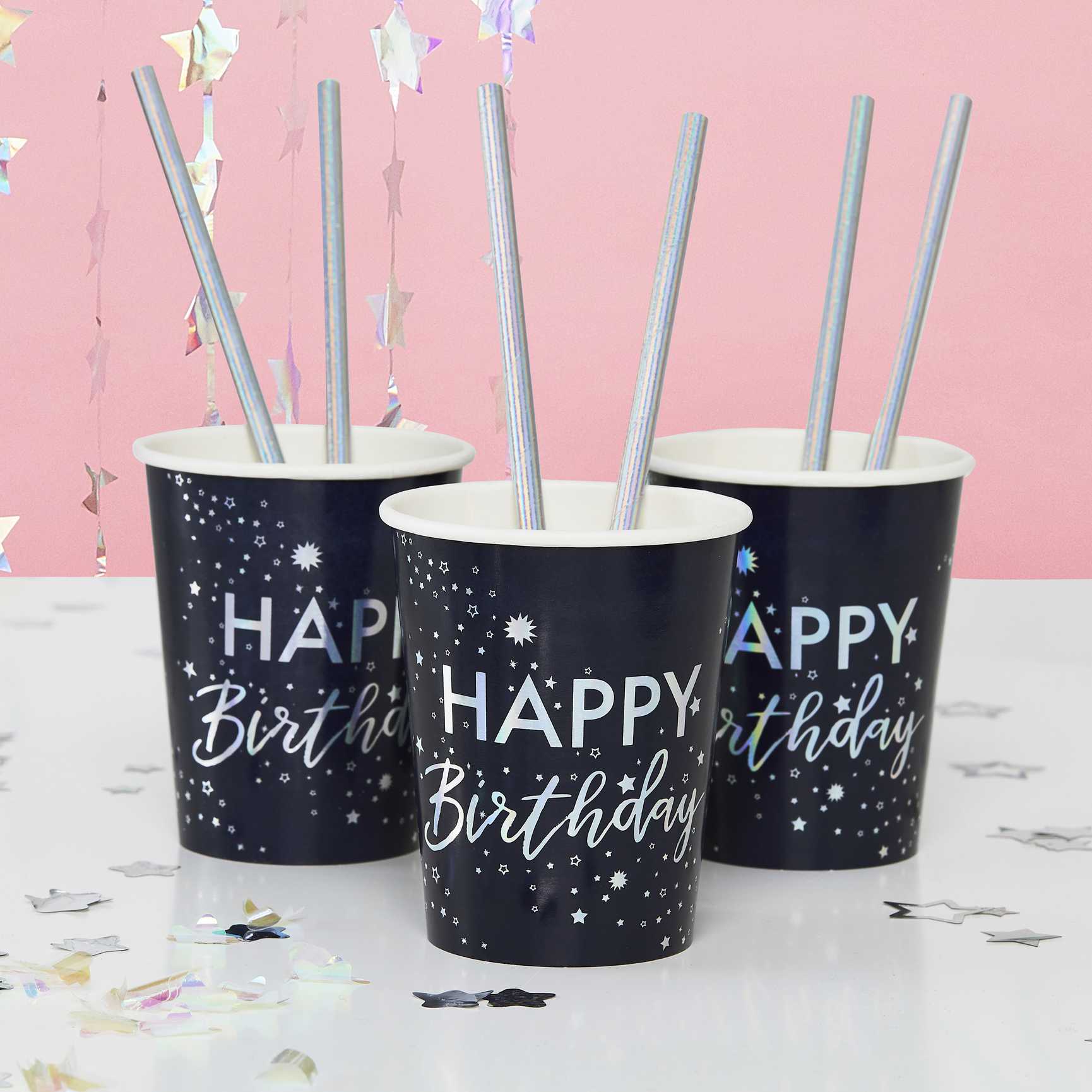 "Happy Birthday" glasses