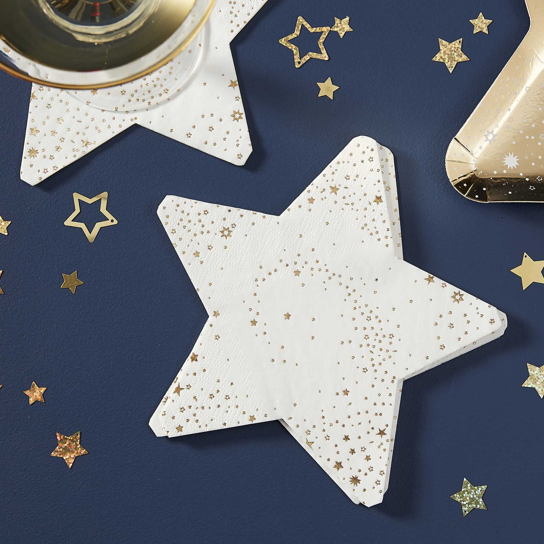 Star paper napkins