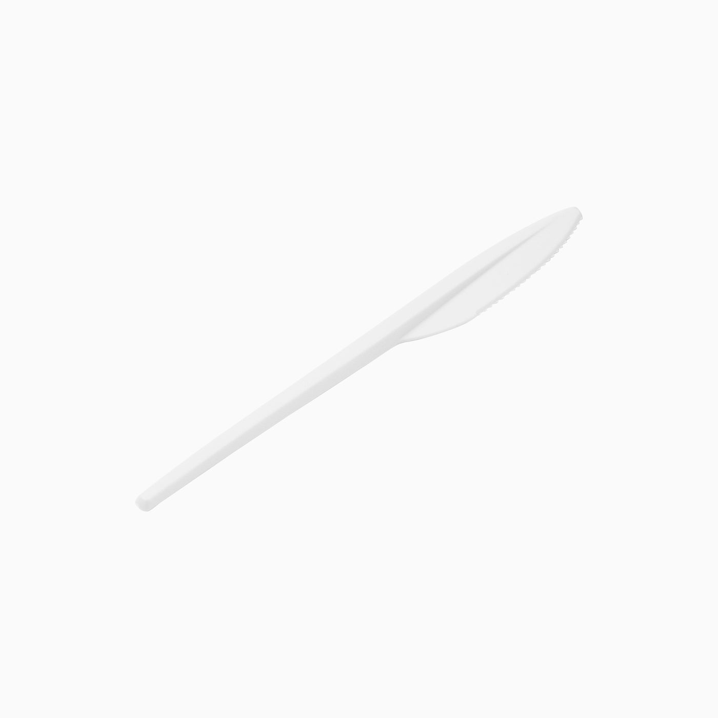 Cuchillo CPLA Compostable Blanco