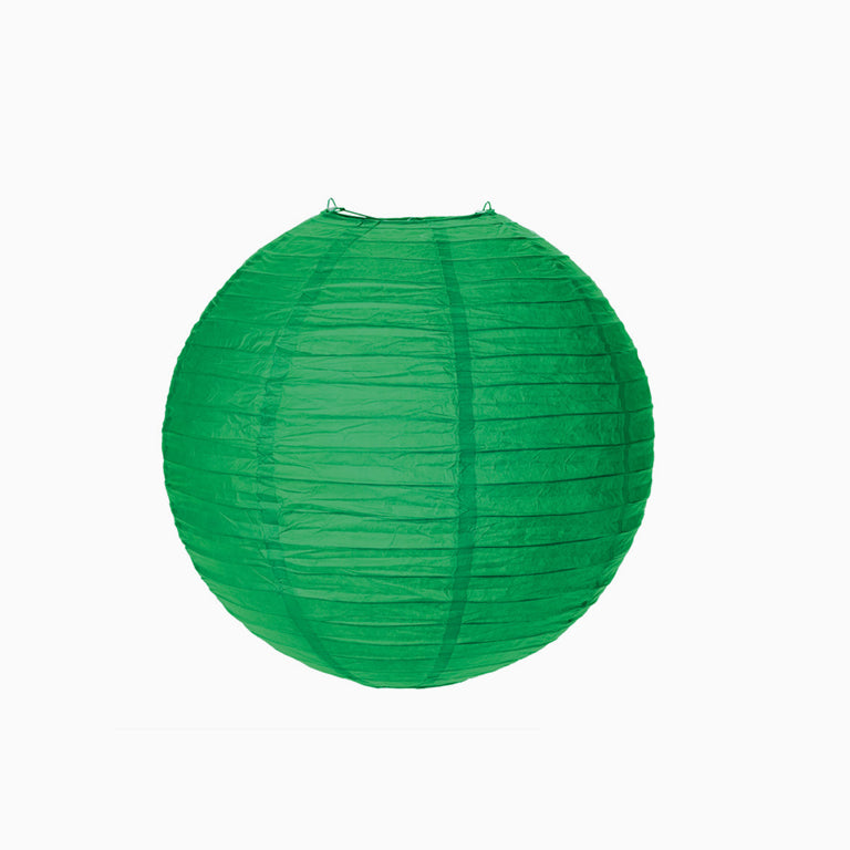 Lampe de sphère de papier moyen Ø35 cm vert