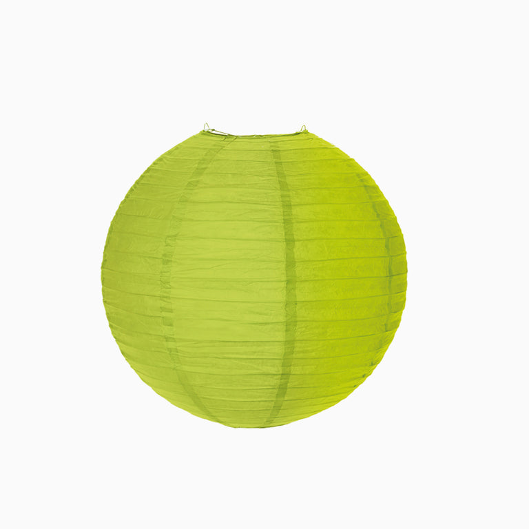 Lâmpada de esfera de papel médio Ø35 cm lima verde