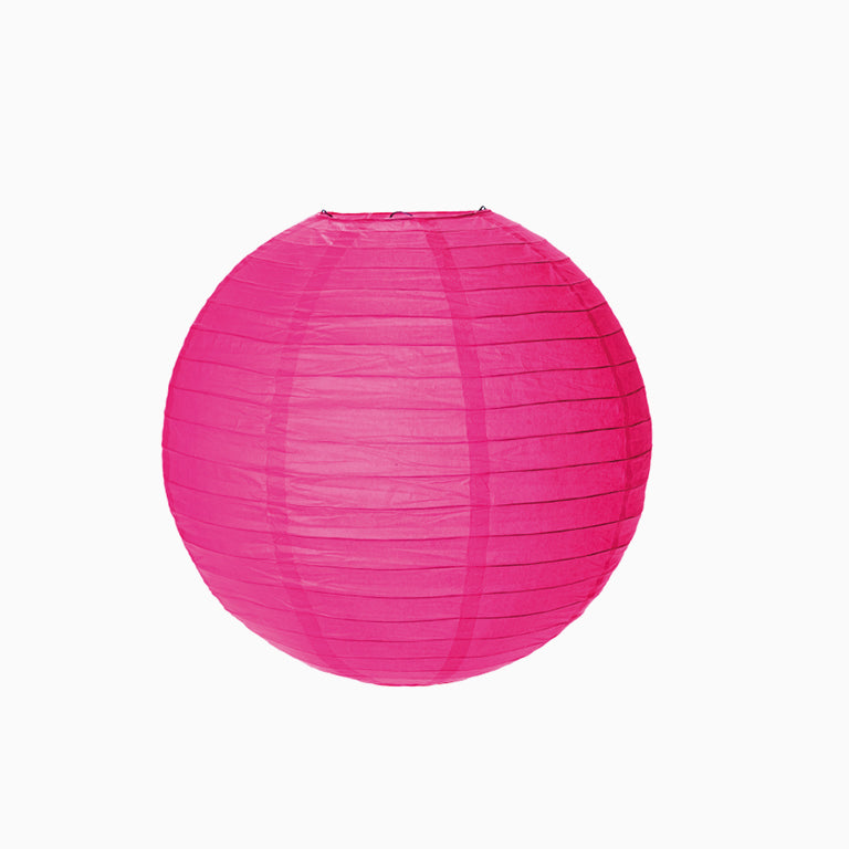 Lâmpada de esfera papel médio Ø35 cm rosa