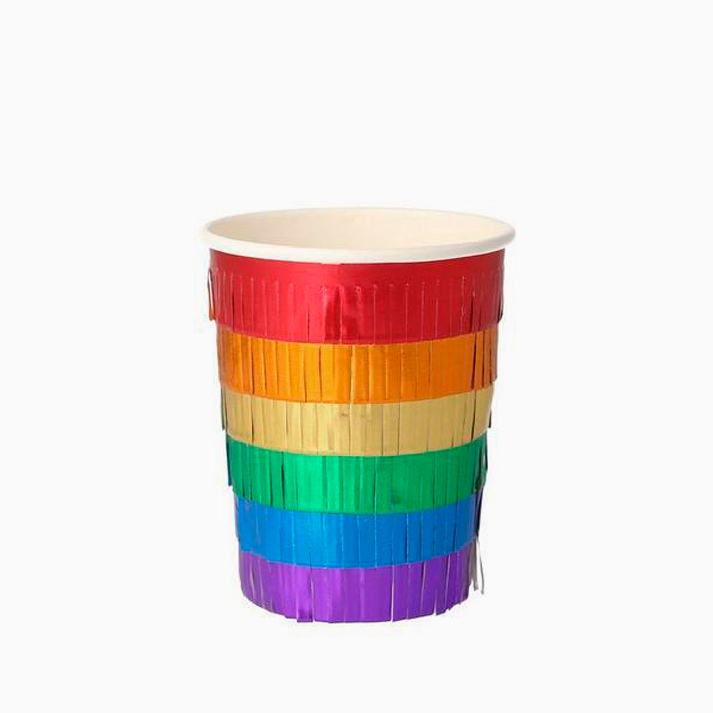 Vasos Flequitos Arcoiris