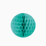 Honeycomb ball mint green paper