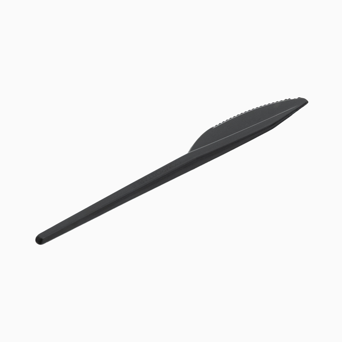 Cuchillo CPLA Compostable Negro