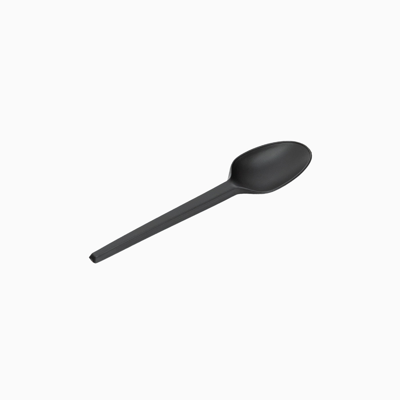 Cucharita de Postre Compostable Negro