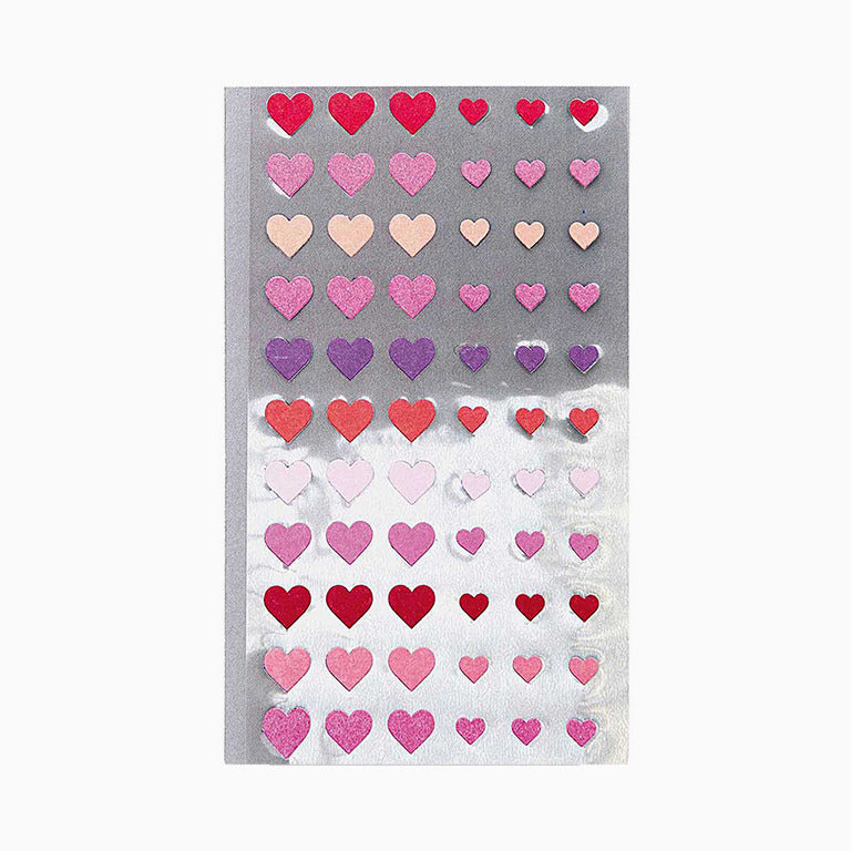 Heart stickers