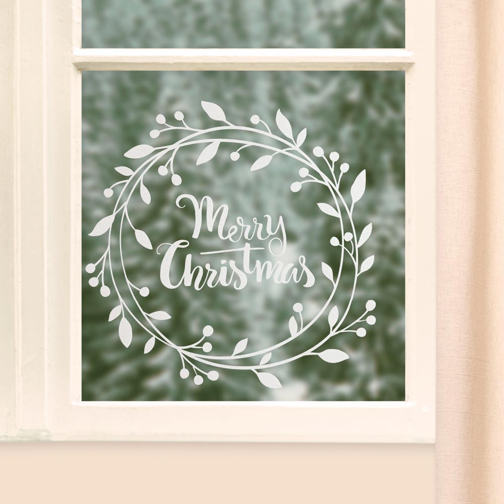 Christmas decorative sticker "Merry Christmas"