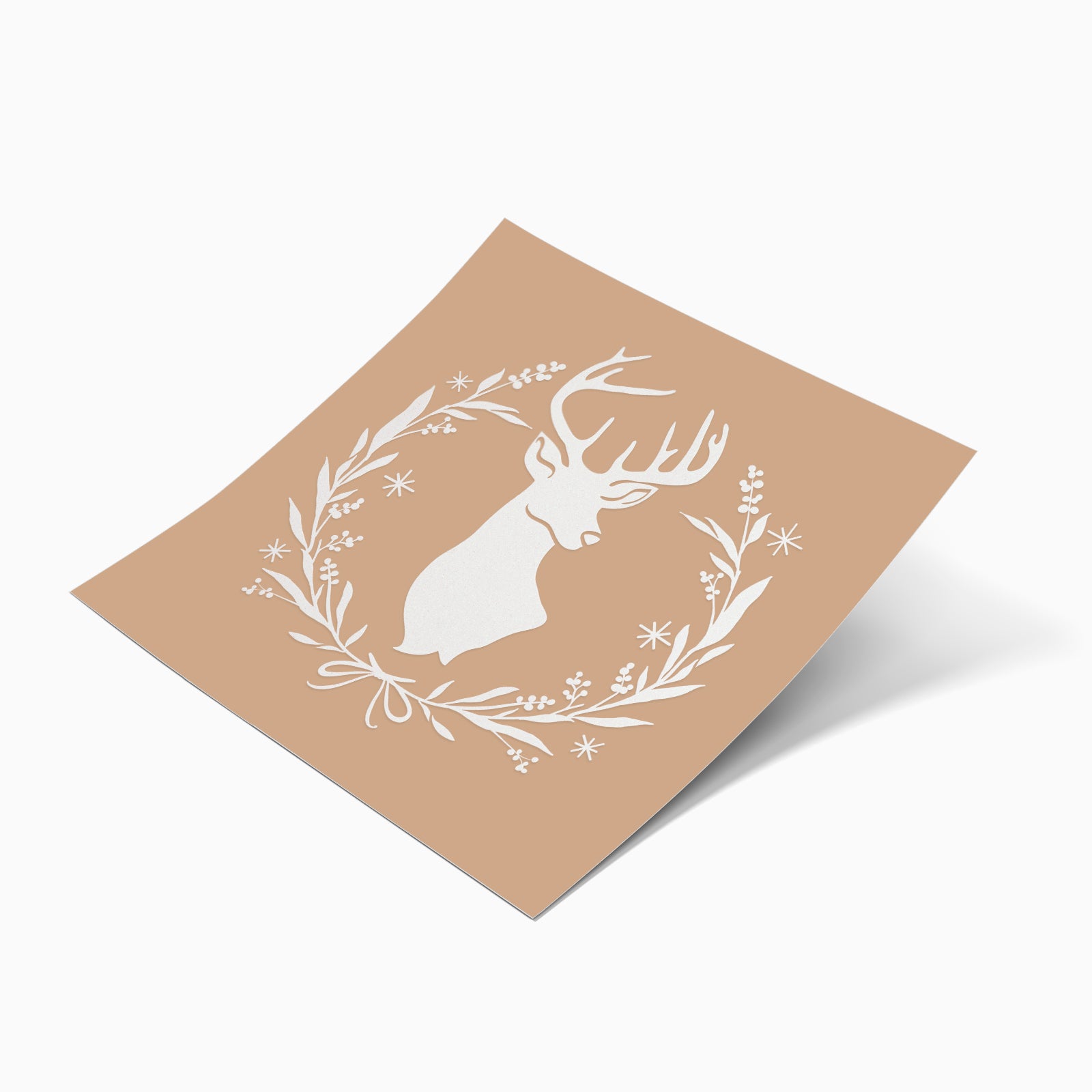 Christmas decorative sticker extra big reindeer