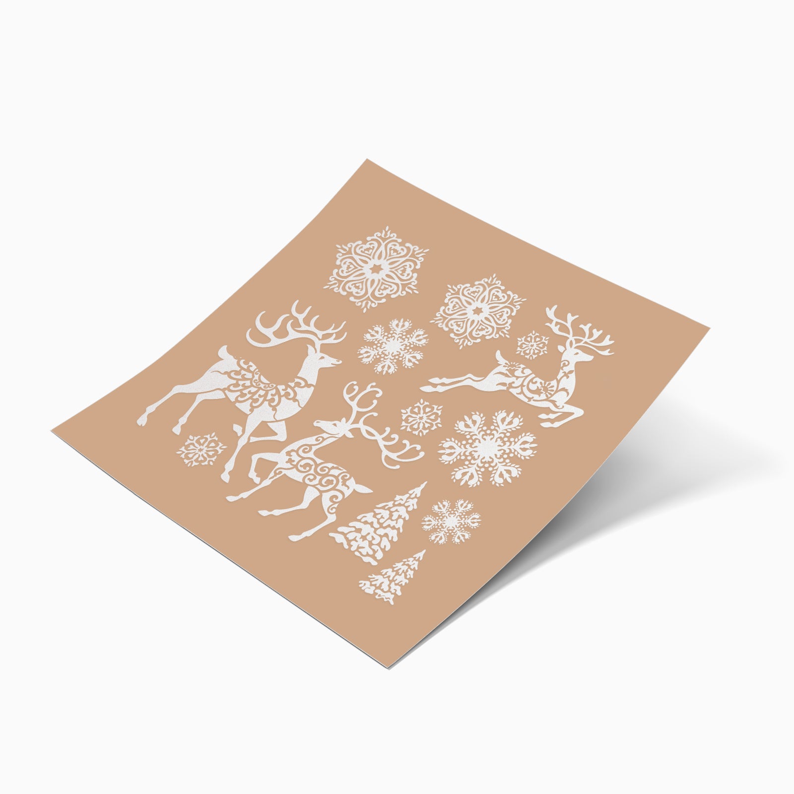 Christmas decorative stickers Glitter