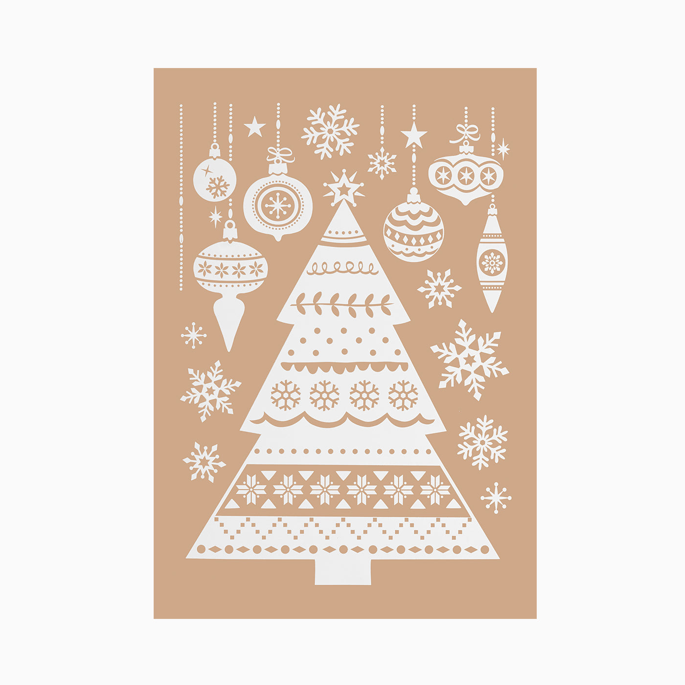 Christmas and ball decorative stickers