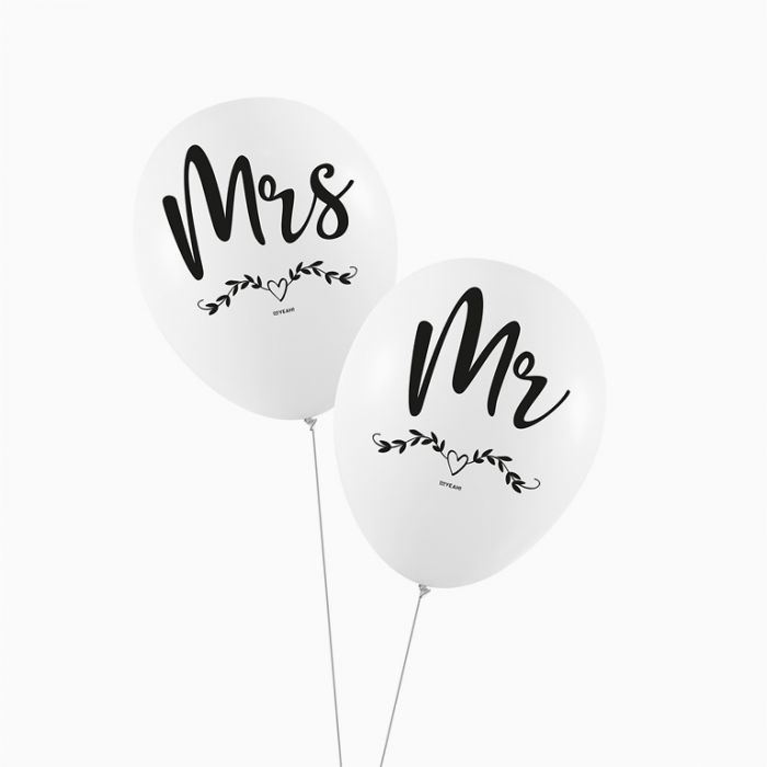 Globos Boda Látex Mr & Mrs