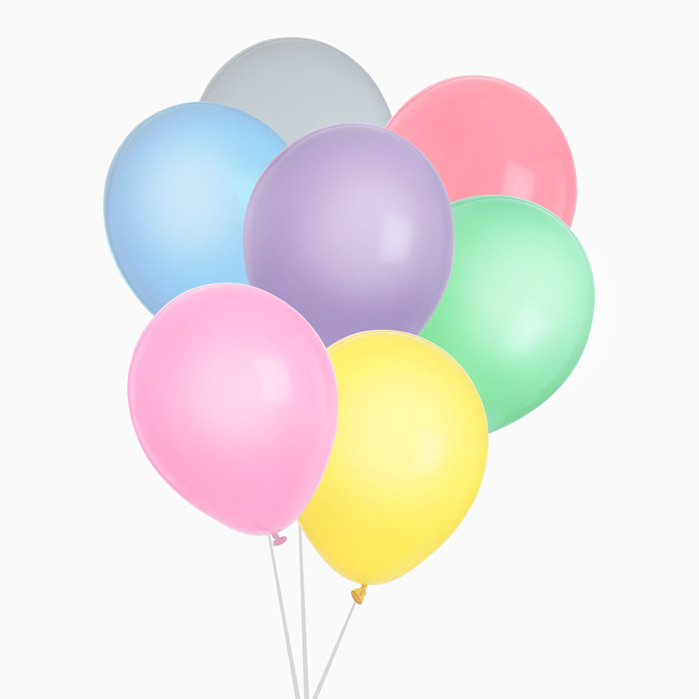 SET Pastel balloons.