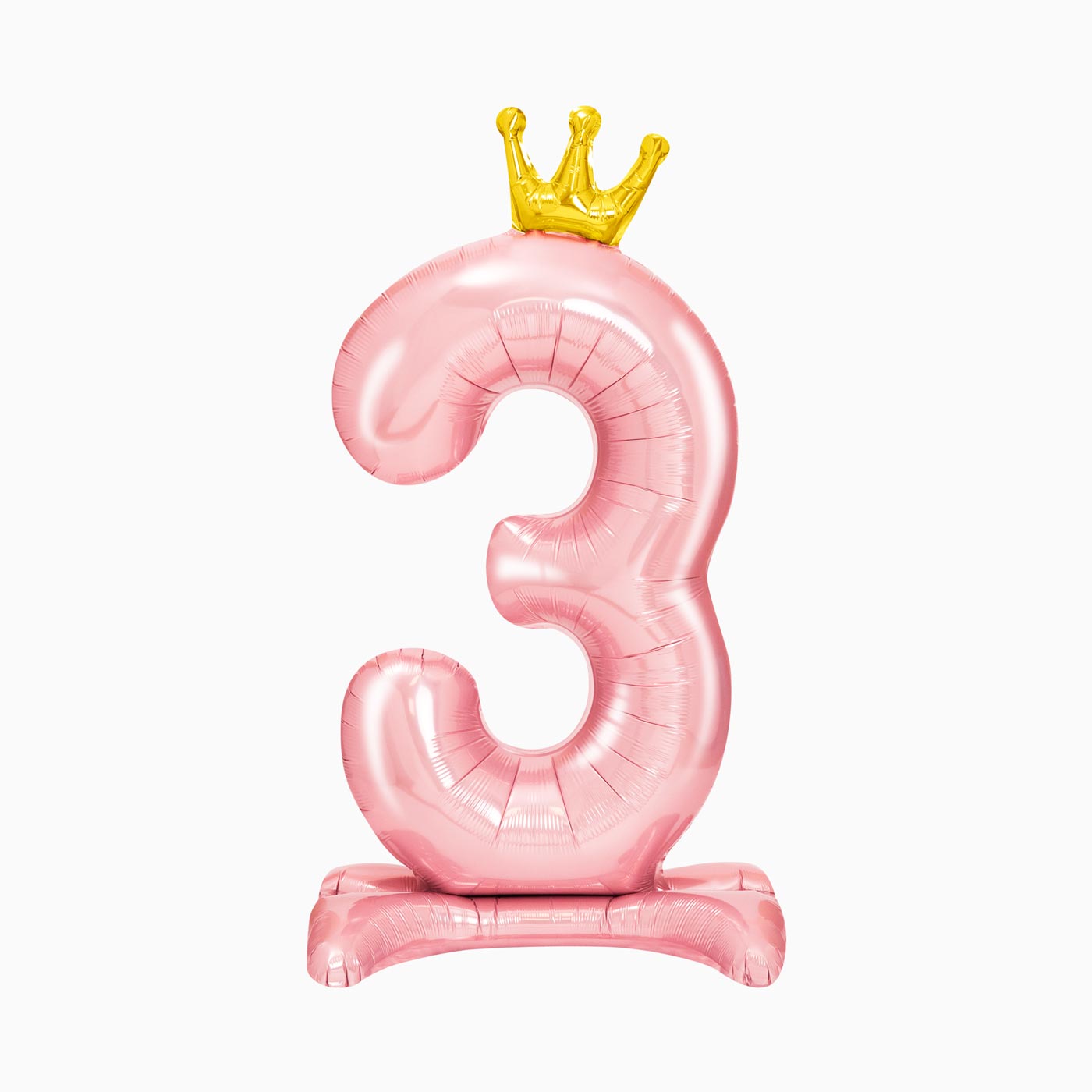 Base Basis number 3 Pastel pink crown (without helium)