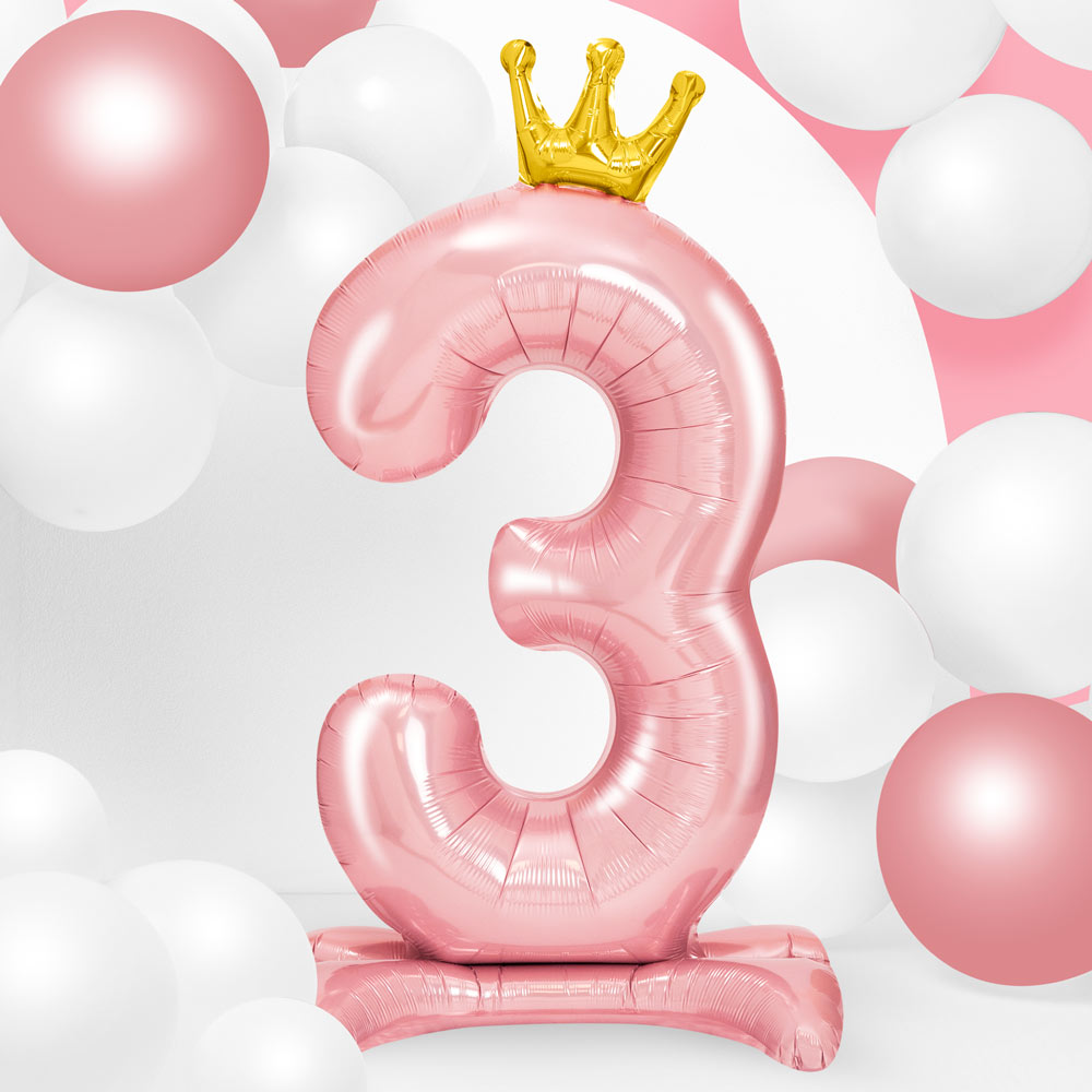 Base Basis number 3 Pastel pink crown (without helium)