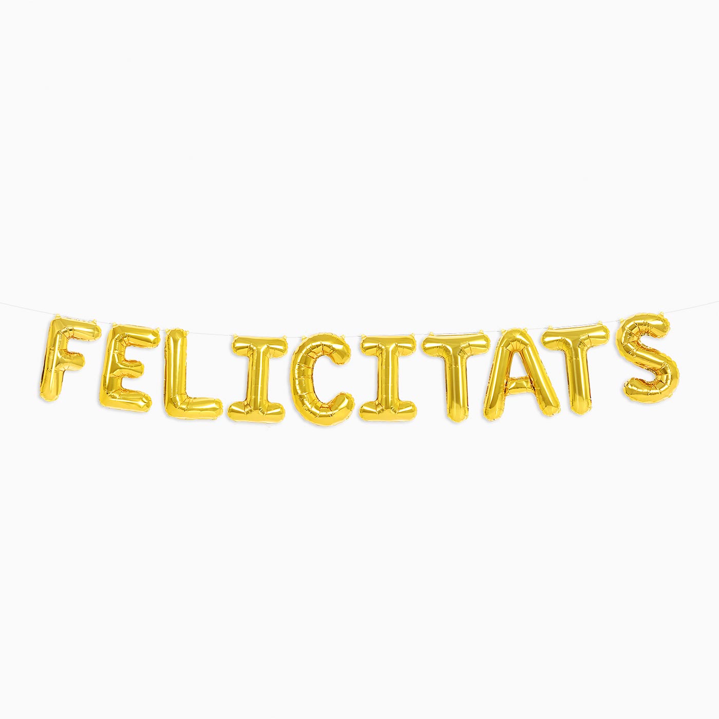 Ghirlanda Lettere Palloncini "Felicitats"