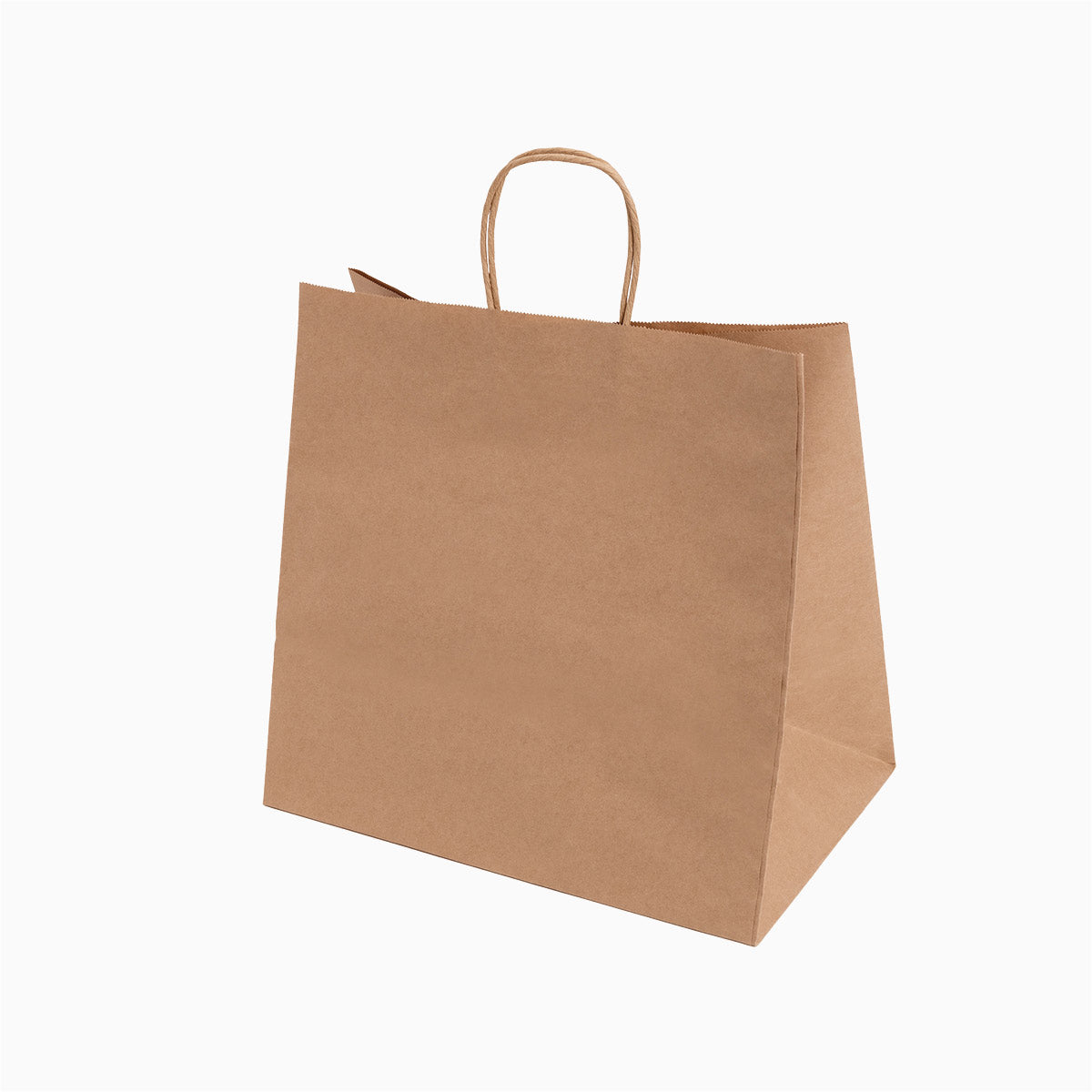 Kraft paper bag curly