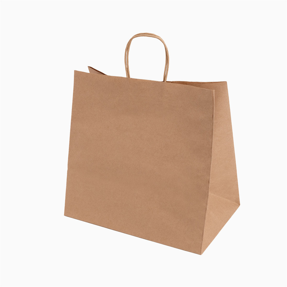 Kraft paper bag curly