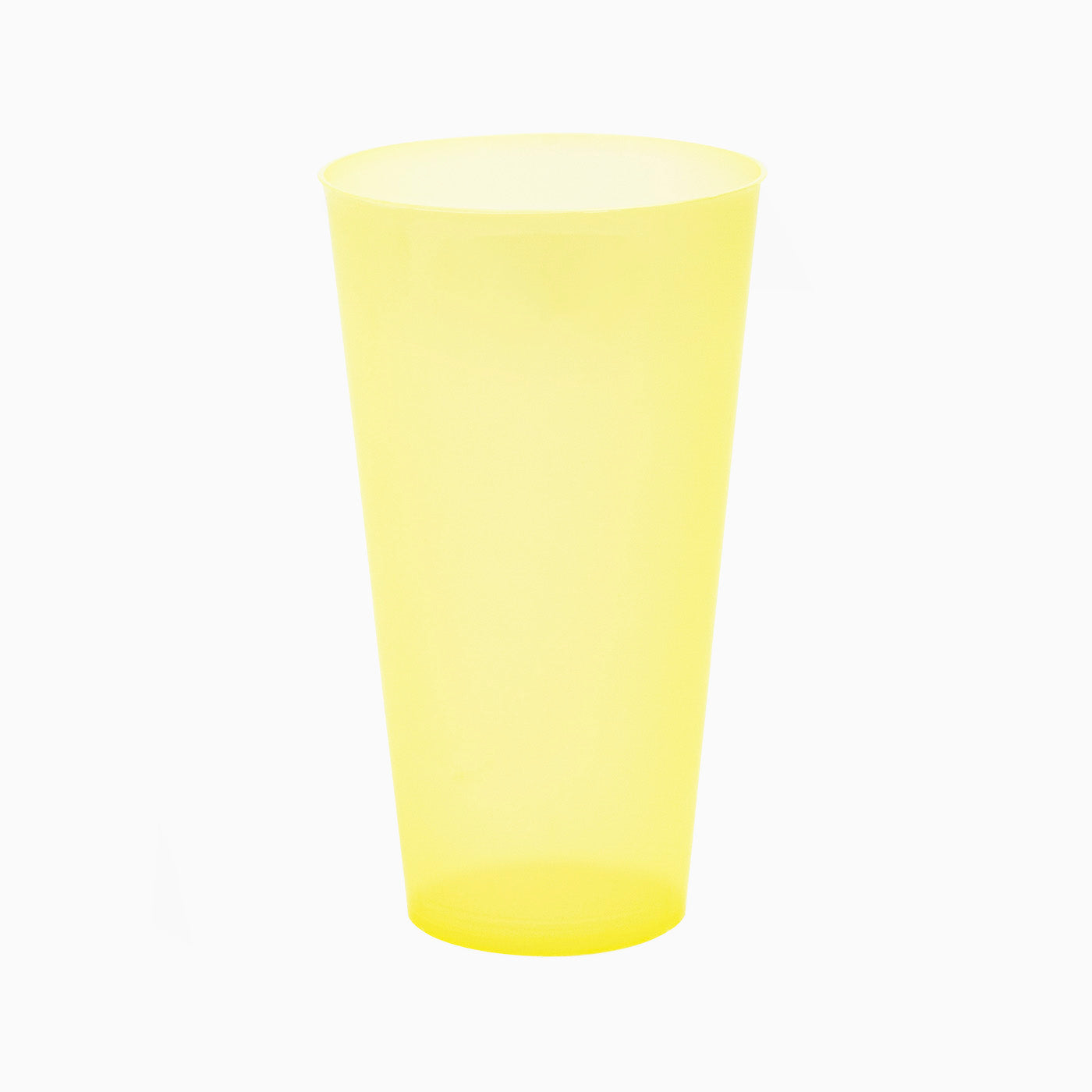 Vaso Cocktail Amarillo Flúor / Pack 4 uds