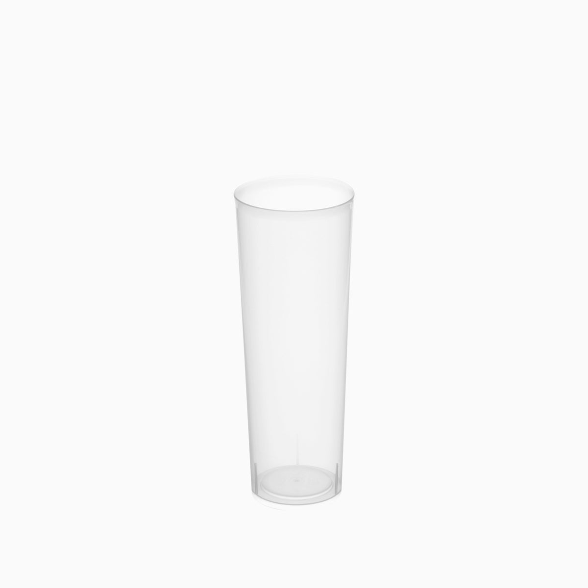 Transparent unbreakable tube glass