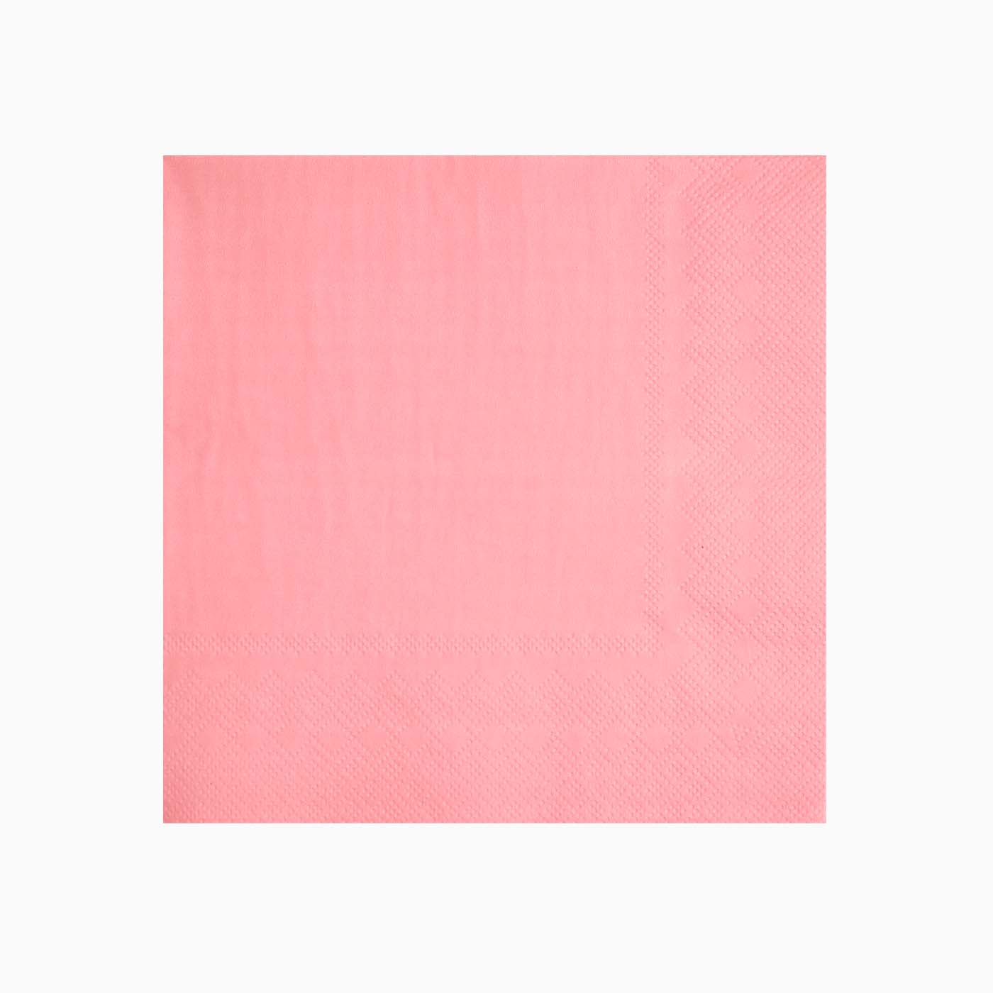 Pastel pink paper napkins