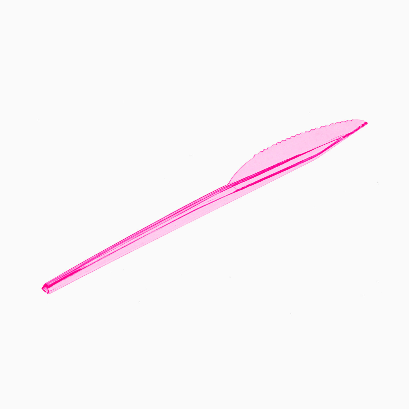 Fluorine plastic knife 16.5 cm pink