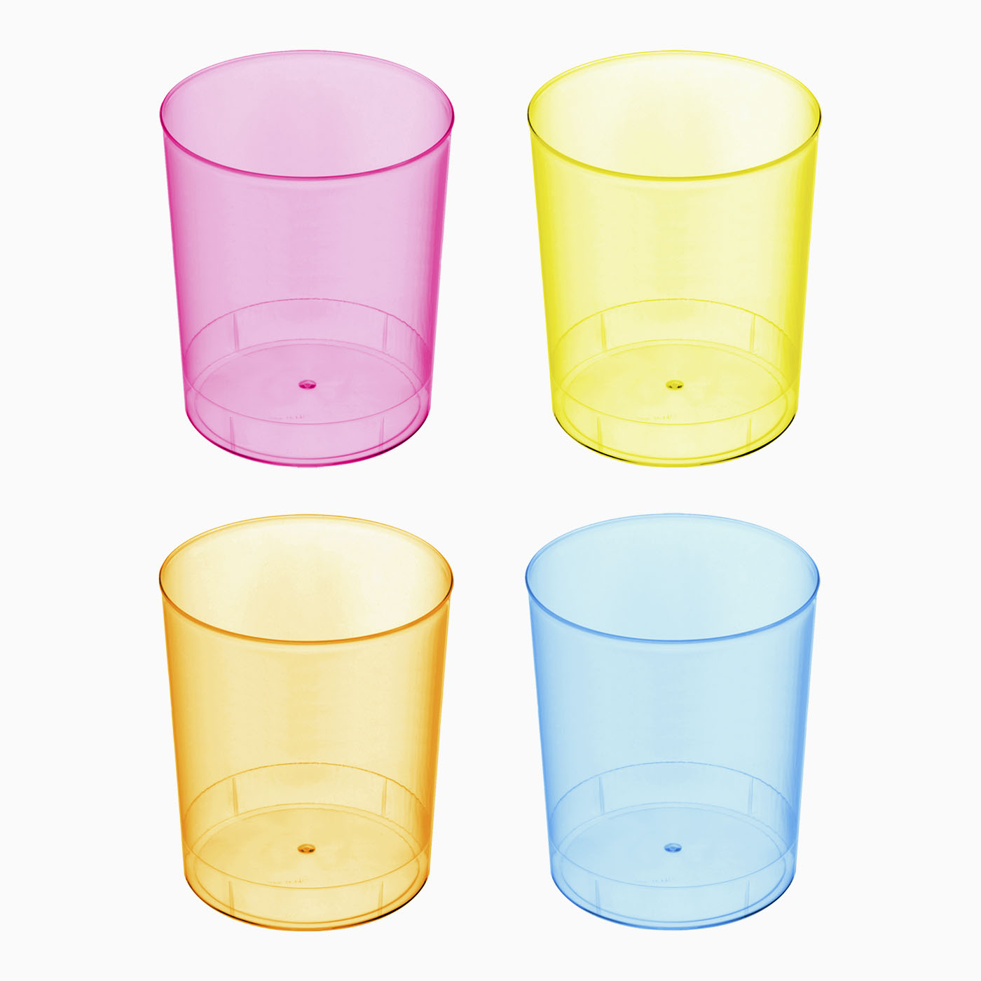 Multicolored mojito glass