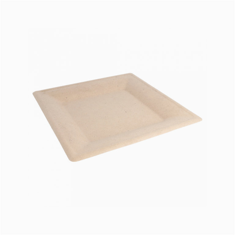 Cana -de -açúcar quadrado 26,2 x 26,2 cm creme