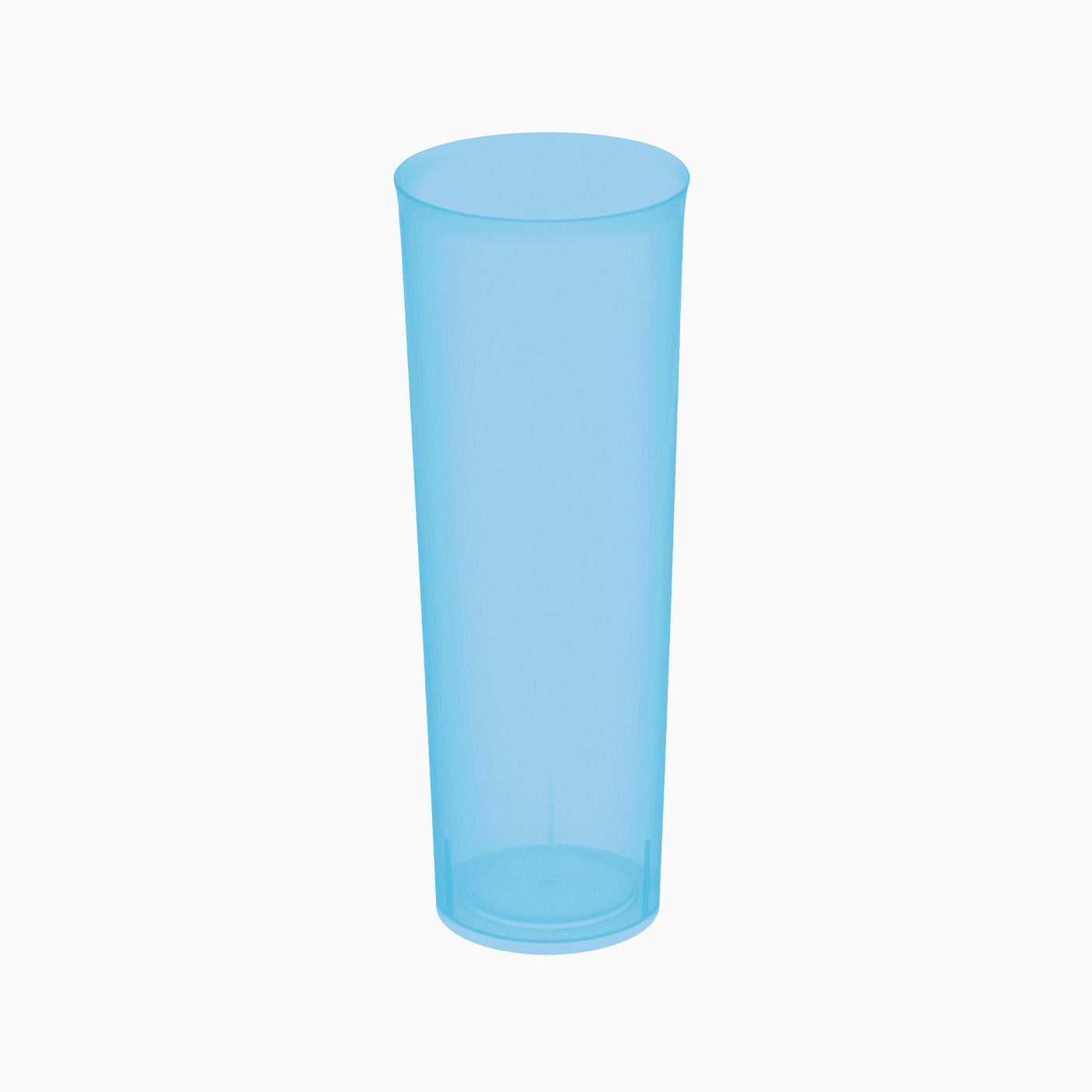 Blue unbreakable tube glass