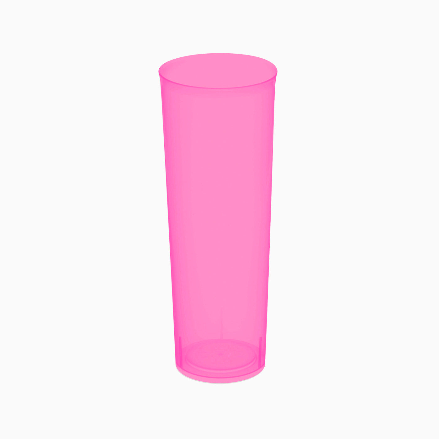 Pink unbreakable tube glass