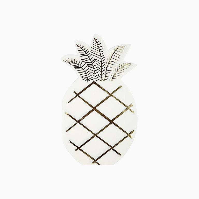 Pineapple paper napkins