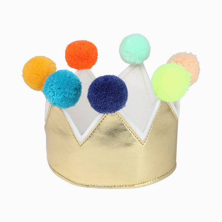 Pompom Children's Crown