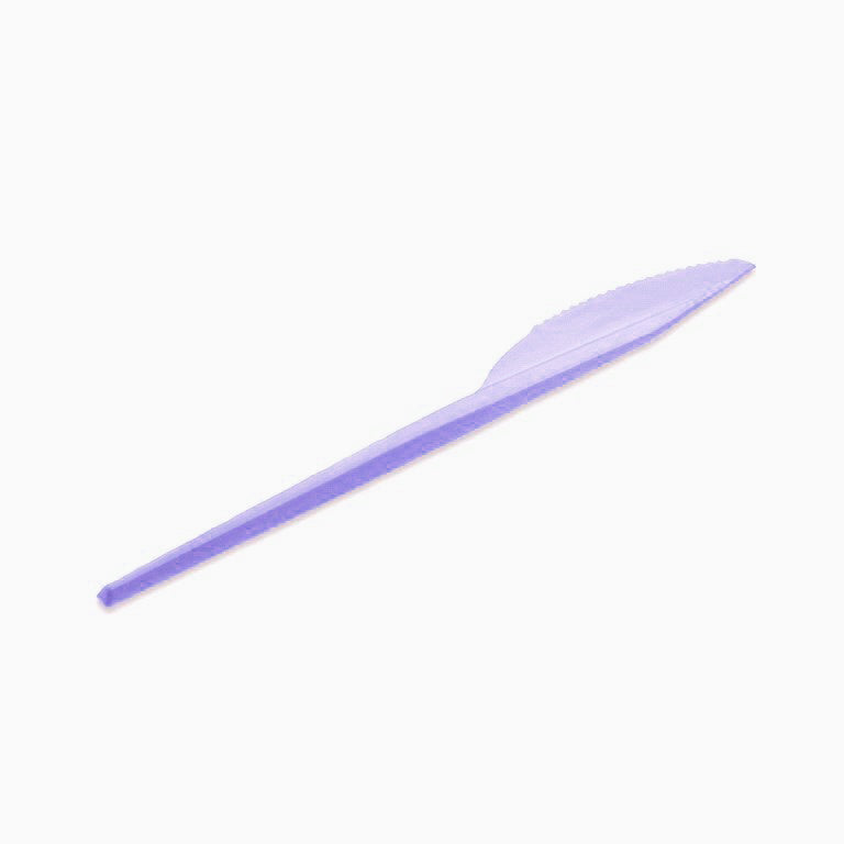 Cuchillo Plástico Reutilizable 16.5 cm Lavanda