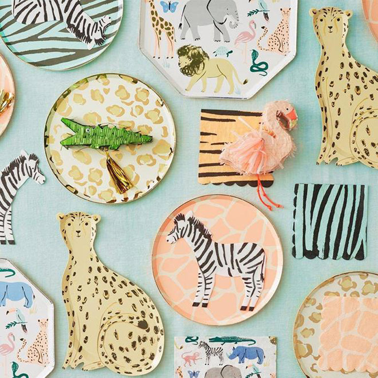 Platos Animal Print Safari