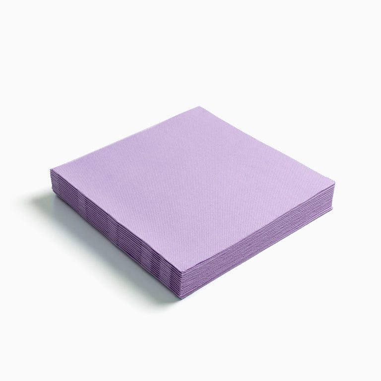 Premium paper 40x40 lavender napkins