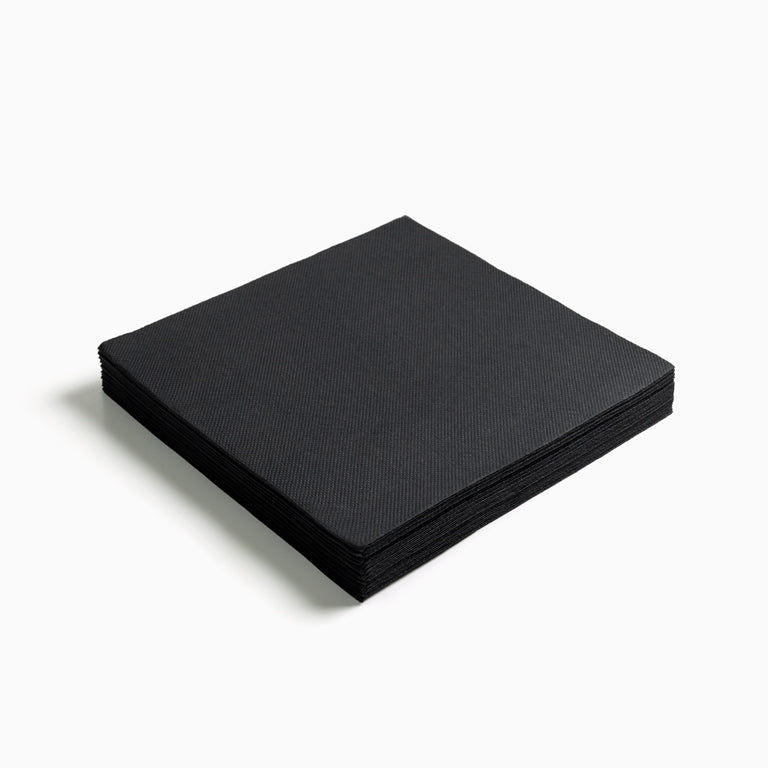 Servilletas Papel Premium 40x40 Negro