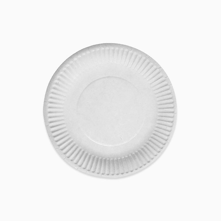 Round cardboard tray Ø16 cm white