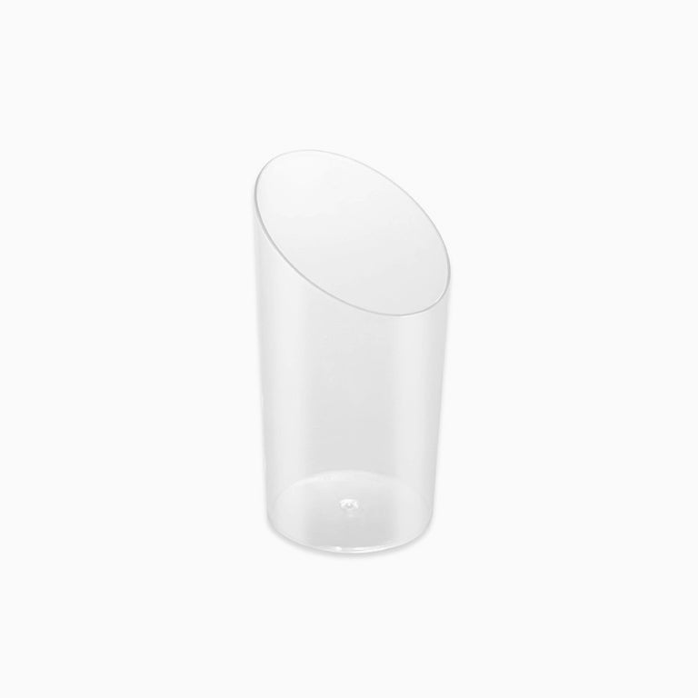 Transparenter Fingerkegel Vaso