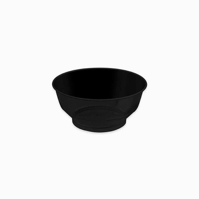 Large Round Bol Finger Food Black