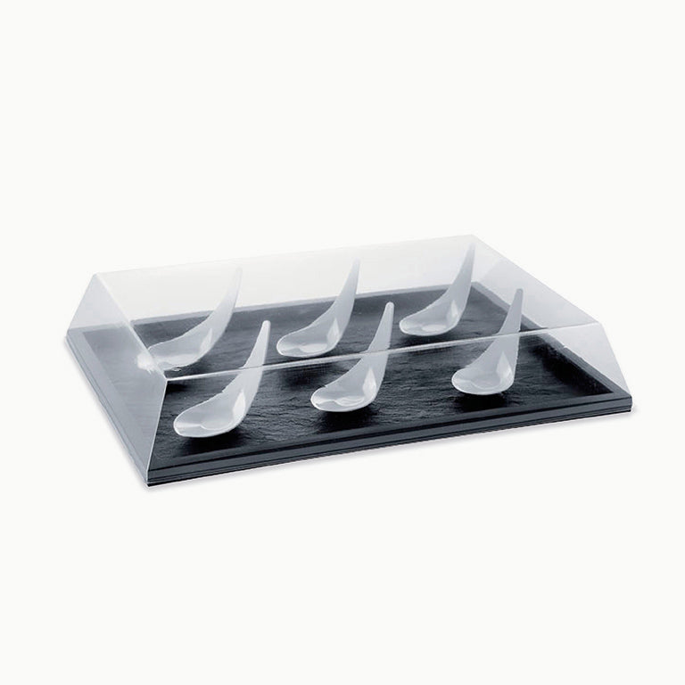 Rectangular slate tray 38 x 27.4 cm