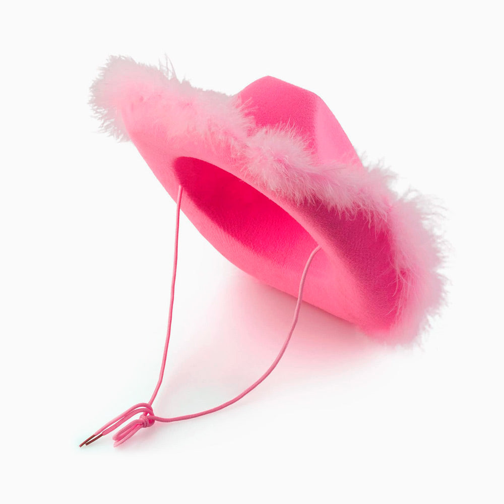 Cappello da cowgirl rosa Addio