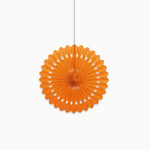 Orange paper fan