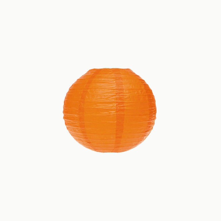 MINI paper sphere lamp Ø25 cm orange