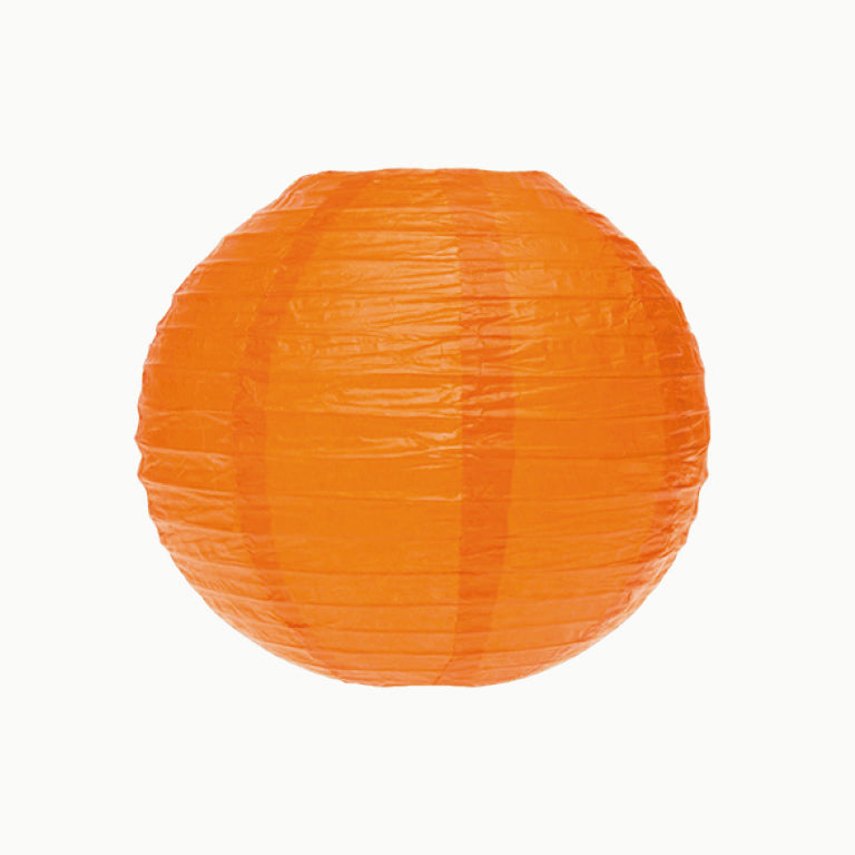 Große Lampe große Ø40 cm Orange