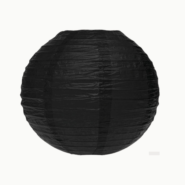 Black Extragrande paper sphere lamp