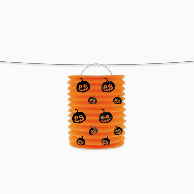 Farolillo Papel Halloween Naranja